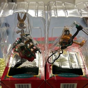 Matix Festive Character Ornaments - Gold and Green